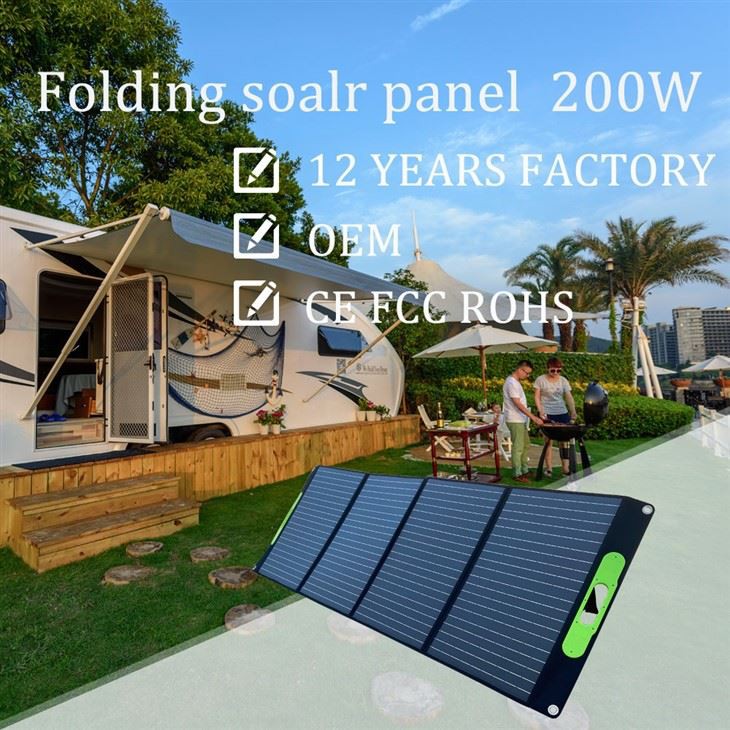 Összecsukható napelemes panel 200W
